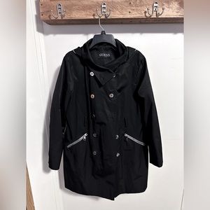 Guess women’s hooded trench coat